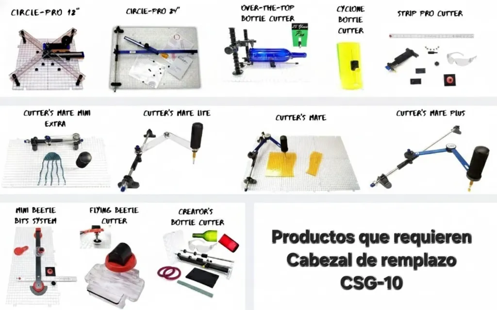 Cabeza de Remplazo Corte de Vidrio CSG-10