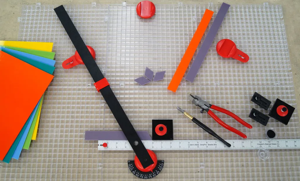 Equipo de Corte Beetle Bits para Vidrio para Vitrales, Vitromosaico y Vitrofusión