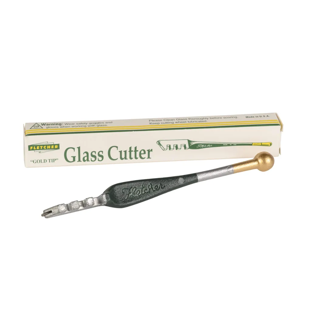 Corta Vidrio Fletcher-Terry 01-118 (Gold-Tip) con Rueda de Acero (120°)
