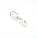 Colgantes (Bails) Florales Chapados en Plata para Dijes de Joyeria en Vitrofusion - 24pzas