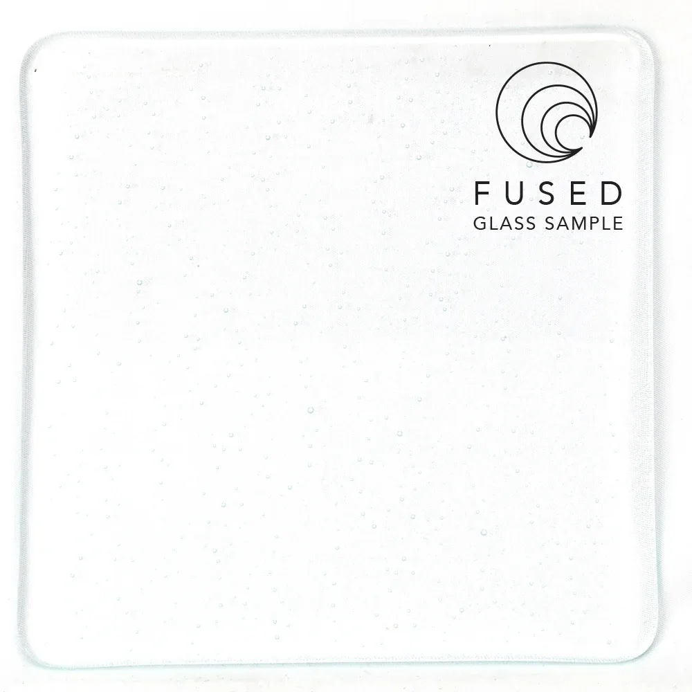 100CRACKLE-F Vidrio Oceanside Glass 96COE Crackle Claro Transparente Fusionable para Vitrales, Vitromosaico y Vitrofusion