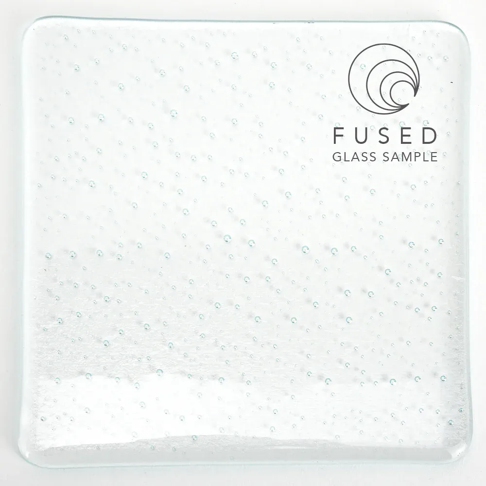 100G-F  Vidrio Oceanside Glass 96COE Granite Claro Transparente Fusionable para Vitrales, Vitromosaico y Vitrofusion