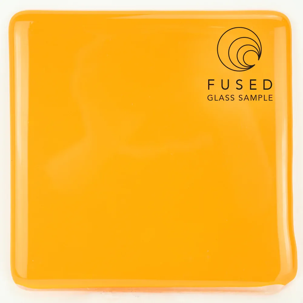 60-355-F Vidrio Oceanside Cempasúchil Opalescente Fusionable - 96 COE para Vitrales, Vitromosaico y Vitrofusion