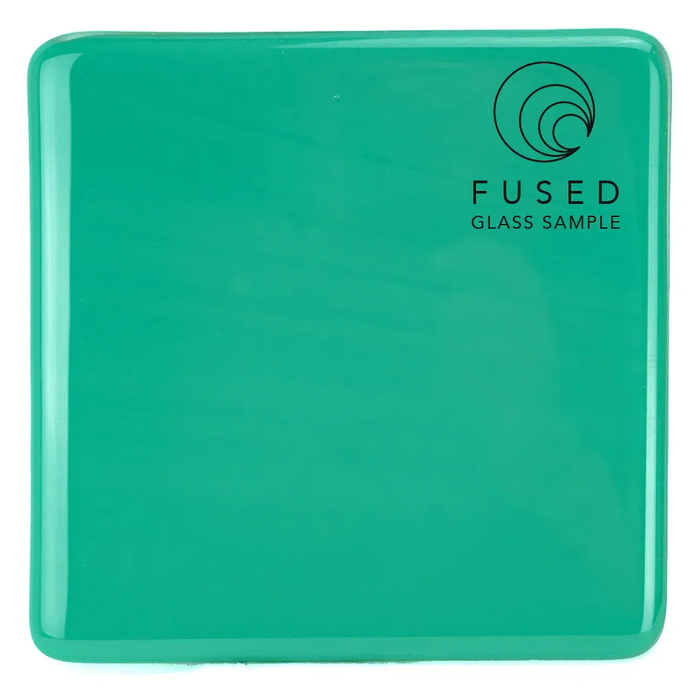 60-726-F Vidrio Oceanside Jade Manzana Opalescente Fusionable - 96 COE para Vitrales, Vitromosaico y Vitrofusion