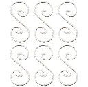 Colgantes Decorativos Curly Q Preestañados para Vitrales, Suncatchers, Biseles y Cajas (Q1)