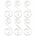 Colgantes Decorativos Curly Q Preestañados para Vitrales, Suncatchers, Biseles y Cajas (Q2)