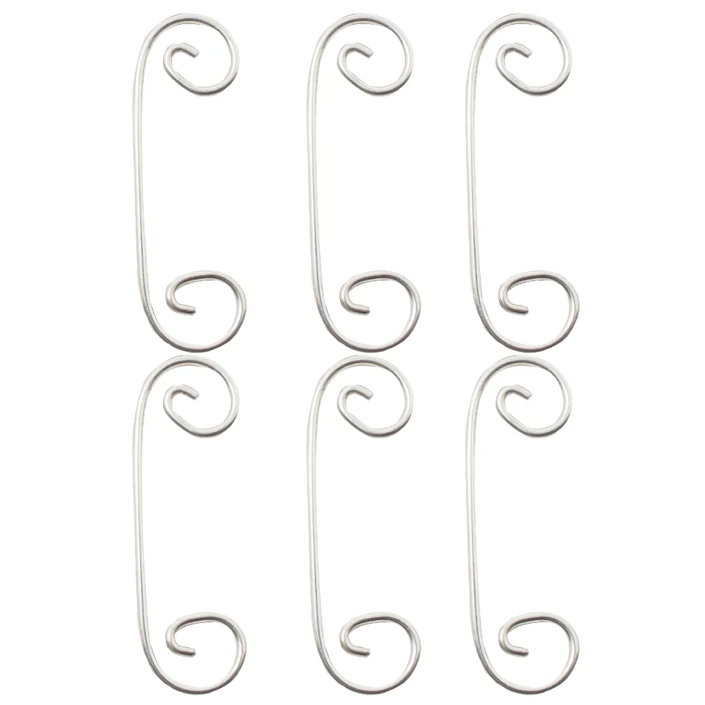 Colgantes Decorativos Curly Q Preestañados para Vitrales, Suncatchers, Biseles y Cajas (Q4)
