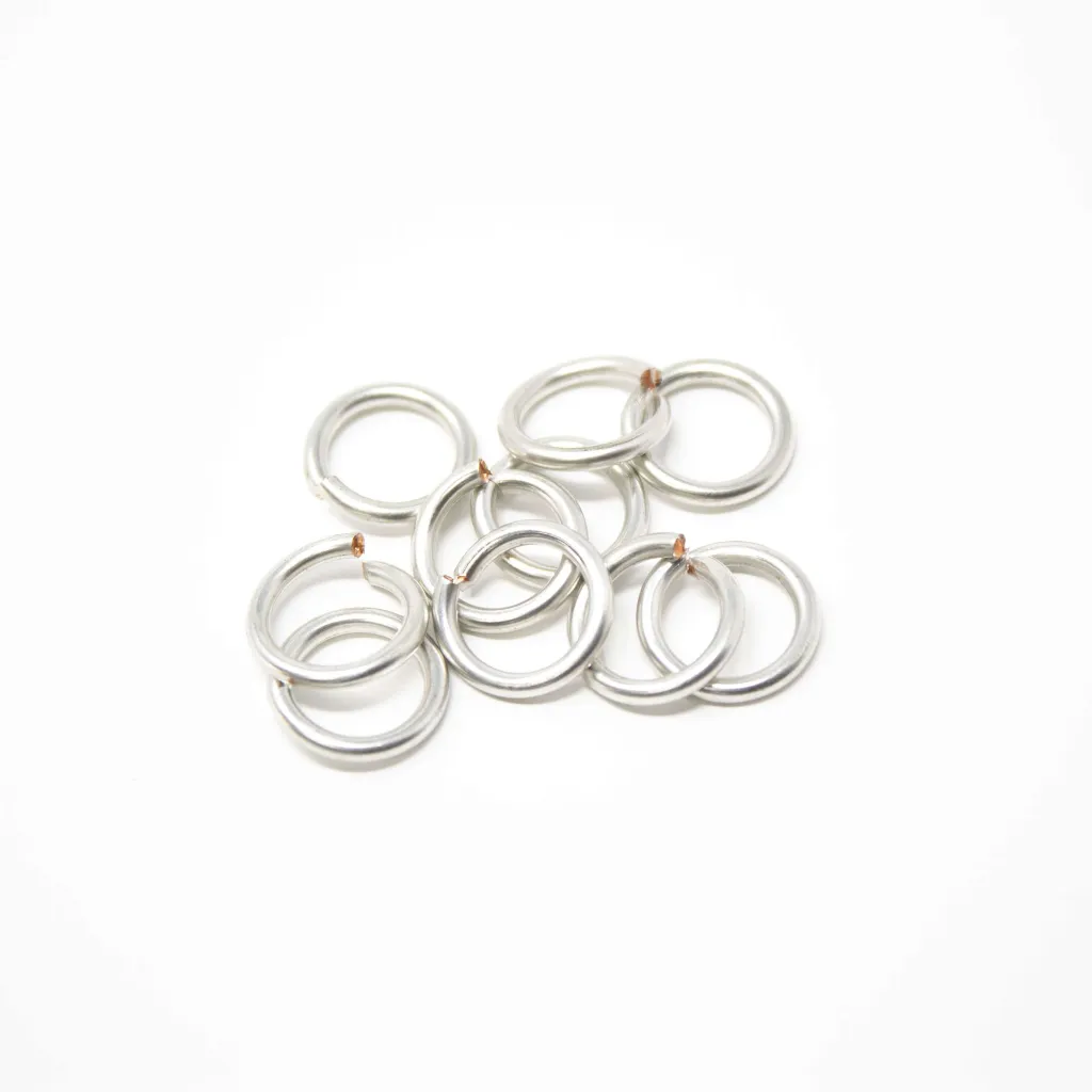 Argollas Colgantes Decorativas Curly Q Preestañados para Vitrales, Suncatchers, Biseles y Cajas (Q8)