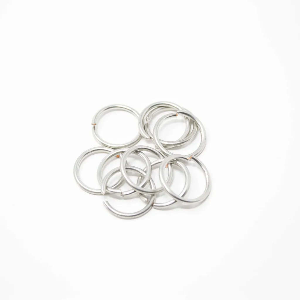 Argollas Colgantes Decorativas Curly Q Preestañados para Vitrales, Suncatchers, Biseles y Cajas (Q9)