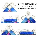 Colgantes Decorativos Curly Q Preestañados para Vitrales, Suncatchers, Biseles y Cajas (Q7)