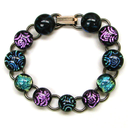 Brazalete de Discos Cobre Antiguo - 2pzas para Joyería en Vitrofusión