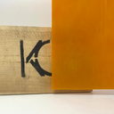 Vidrio Kokomo Glass 254D Color Naranja  para Vitrales y Vitromosaico
