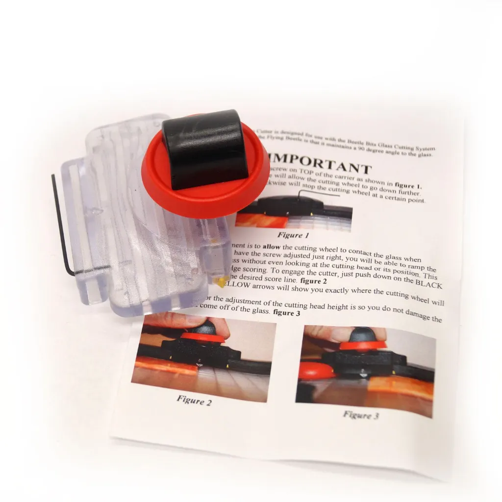 Cortador Flying Beetle para Sistema de Corte Beetle Bit para Vidrio - Vitrales, Vitromosaico y Vitrofusión
