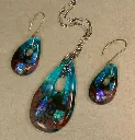 Molde (Casting) Trio de Gotas para Aretes y Dije en Vitrofusión