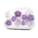 Molde de 6 Flores para Casting de Vidrio en Vitrofusión