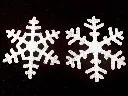 Molde Copos de Nieve de 3-3/4" (Snowflakes) Colour de Verre para Vitrofusión