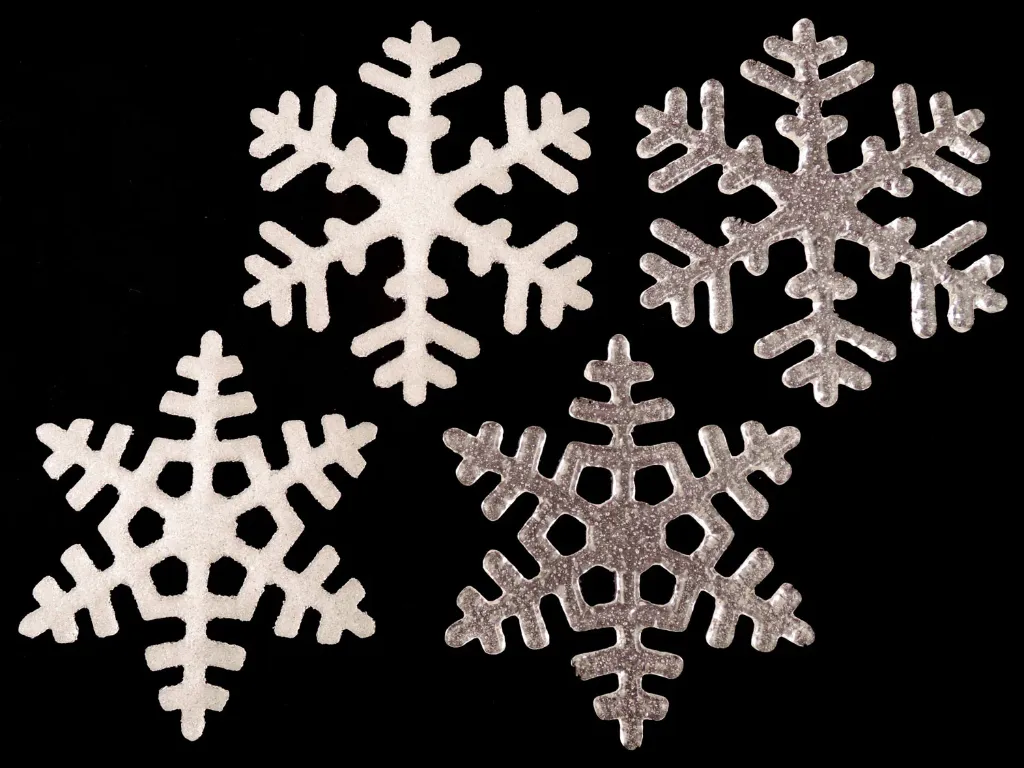 Molde Copos de Nieve de 3-3/4" (Snowflakes) Colour de Verre para Vitrofusión