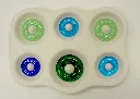 Molde Colour de Verre Cuentas Circulares (Simple Round Beads) para Joyería para Vitrofusión