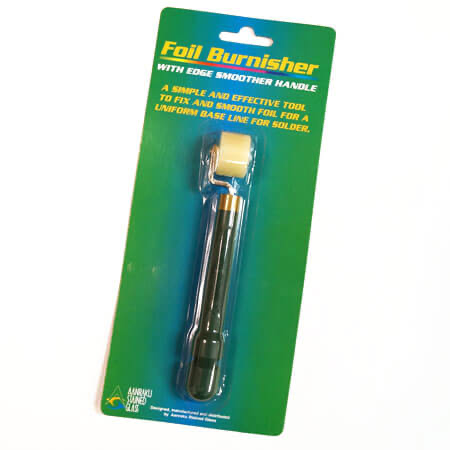 Rodillo Alisador / Ajustador de Cinta de Cobre (Foil) para Vitrales