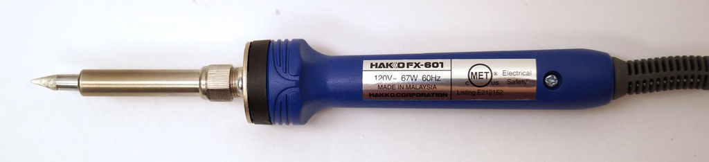 Cautín Hakko FX601 con Regulador de Temperatura para Vitrales