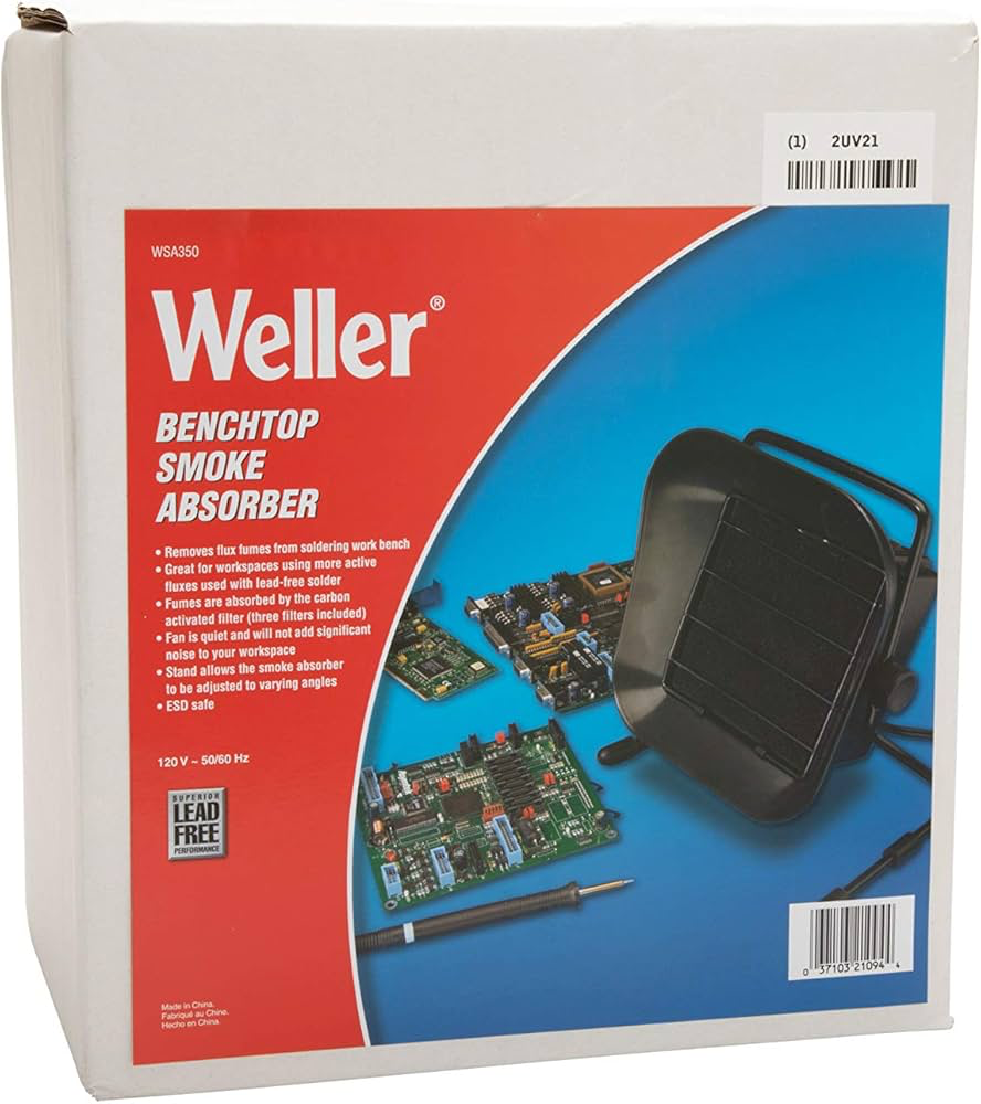 Absorbedor de Humo Weller (WSA350) para Soldadura / Flux