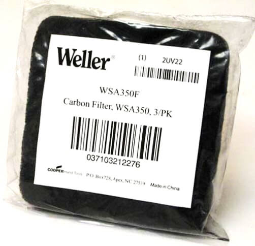 Filtros de Reemplazo para Absorbedor de Humo Weller (WSA350F) - 3 pzas