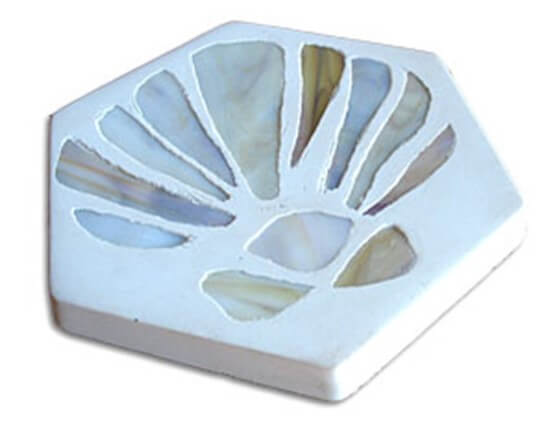 Molde Portavasos Hexagonal - 4-1/4" para Vitromosaico