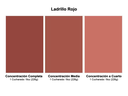 Colorante Color Ladrillo Rojo de Cemento y Boquilla para Vitromosaico