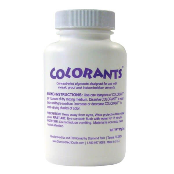 Colorante color Terra Cotta de Cemento y Boquilla para Vitromosaico