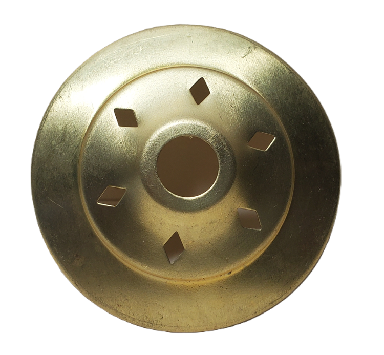 Tapa (Vase Cap) Redonda para Lámparas Tiffany de 2.5" c/Orificios