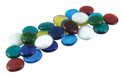 Gemas (Nuggets) de Vidrio de Colores Grandes para Vitrales y Vitromosaico