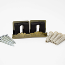 Clips / Soportes de Espejo Antique Gold Quartet - Malibu