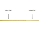 Tubo para Bisagra de Cajas de Vitral - 3/32"