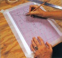 Papel Carbón (pasante) para Diseños / Patrones de Vitrales - 22" x 34"