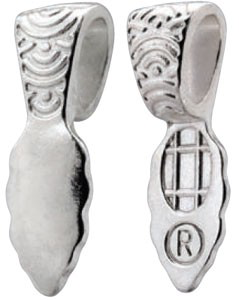 Colgantes (Bails) Plata Esterlina Variedad de Texturas para Joyería en Vitrofusión
