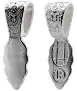 Colgantes (Bails) Plata Esterlina Variedad de Texturas para Joyería en Vitrofusión