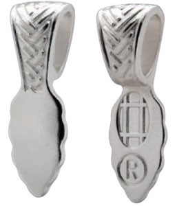 Colgantes (Bails) Plata Esterlina Variedad de Texturas para Joyería en Vitrofusión