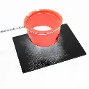Cedazo para Esmaltes y Polvo de Vidrio - 1-1/4" Malla 40 para Vitrofusión