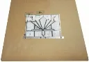 Superficie de Trabajo para Vitral, Corte y Soldadura (Homasote) - 12" x 12"