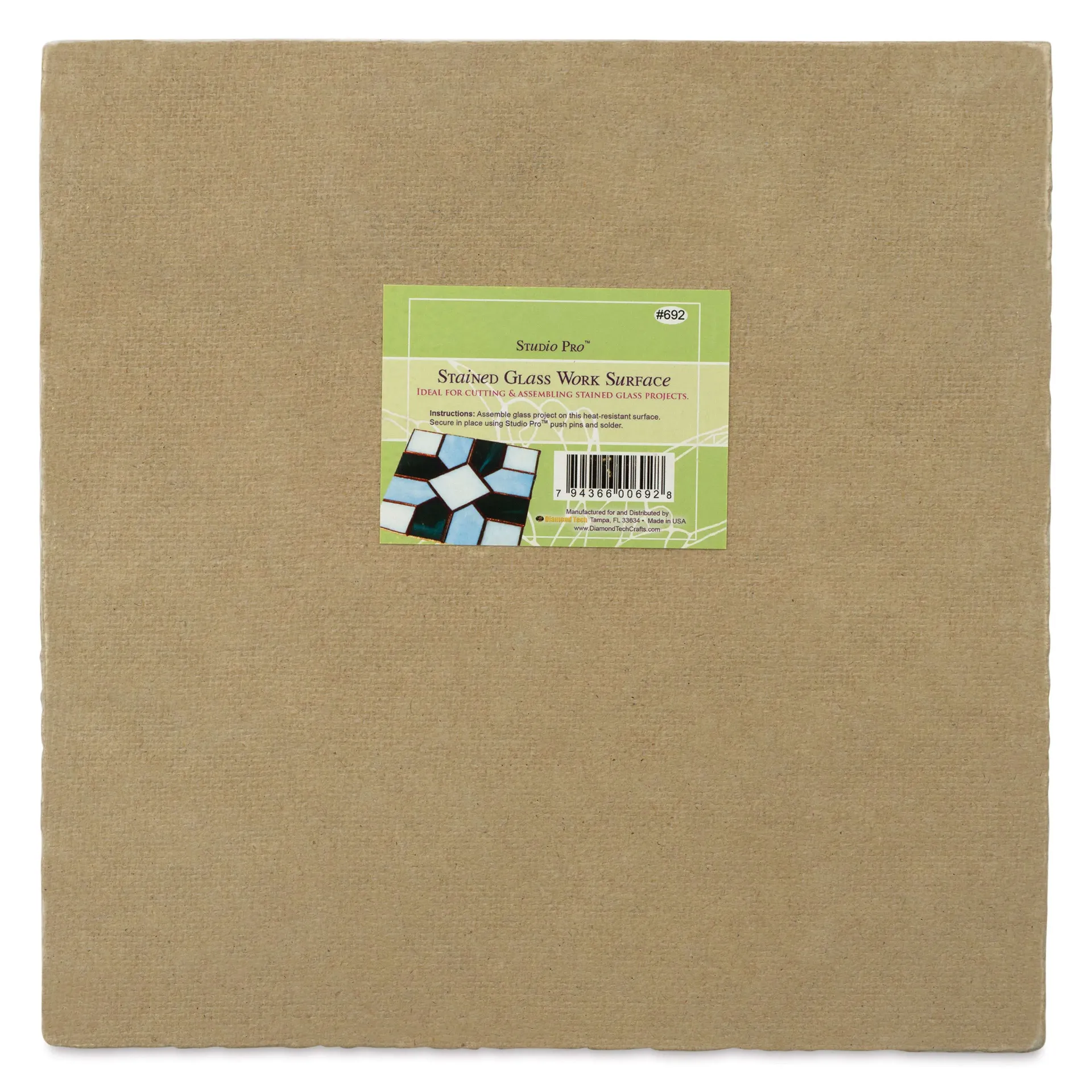 [403140] Superficie de Trabajo Homasote Studio Pro - 12" x 12"