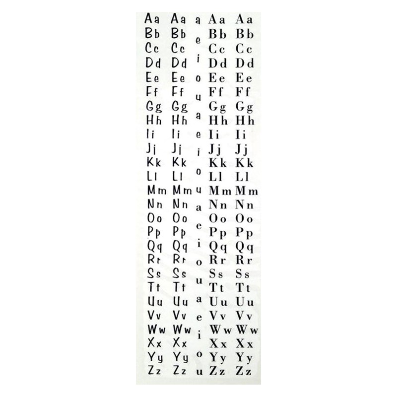 Calcomanías Fuse Art – Alfabeto