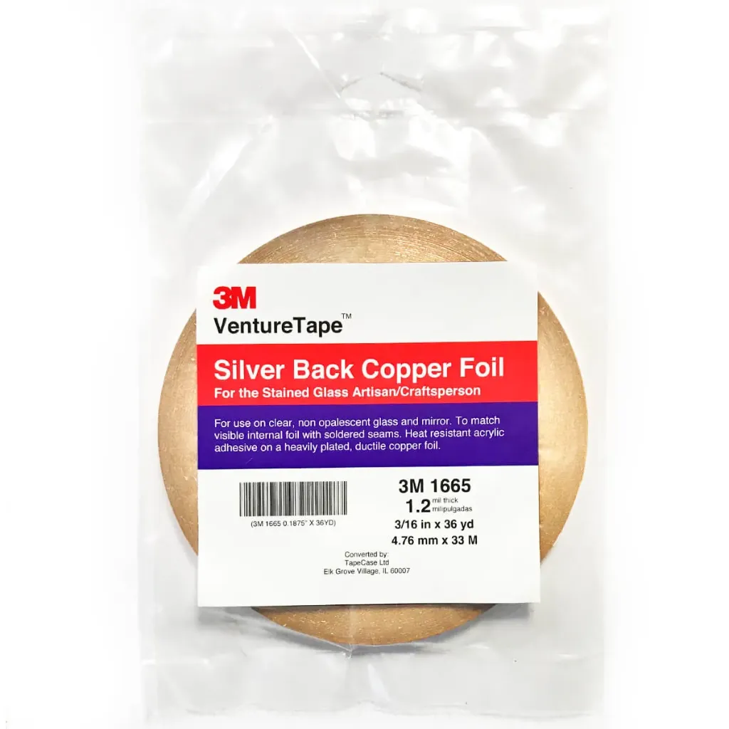 Cinta de Cobre Venture Tape Reverso Plata 3/16" - 1.2mil