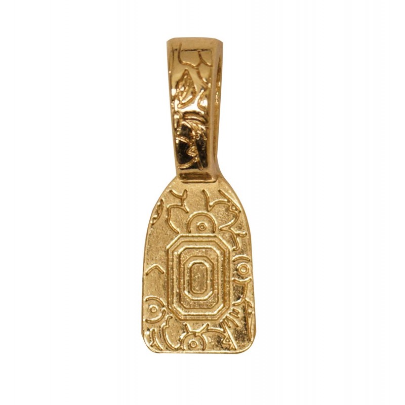 [738016] Colgantes Florales Chapados en Oro - 24pzas