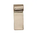 Colgante Tubo Pequeño Chapado en Plata - 5pzas