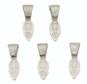 Colgantes Plata Esterlina Variedad de Texturas - 10pzs