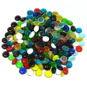 [103050] Gemas Medianas de Colores - 1 lb