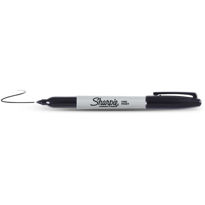 [437011] Marcador Sharpie color Negro - Punta Fina