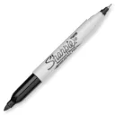 Marcador Sharpie Twin-Tip Negro- Punta Fina y Ultrafina