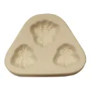 Molde de 3 Abejas para Casting de Vidrio