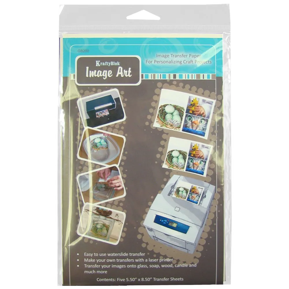 Papel de Transferencia Image Art - KraftyBlok